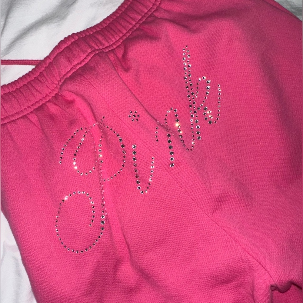 PINK Victoria's Secret Rhinestone Joggers Size XS